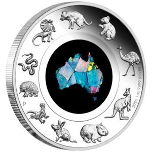 great southern land 2020 1oz silver proof opal coin