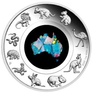 great southern land 2020 1oz silver proof opal coin